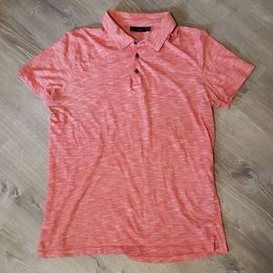 Marc Anthony coral burnout polo M